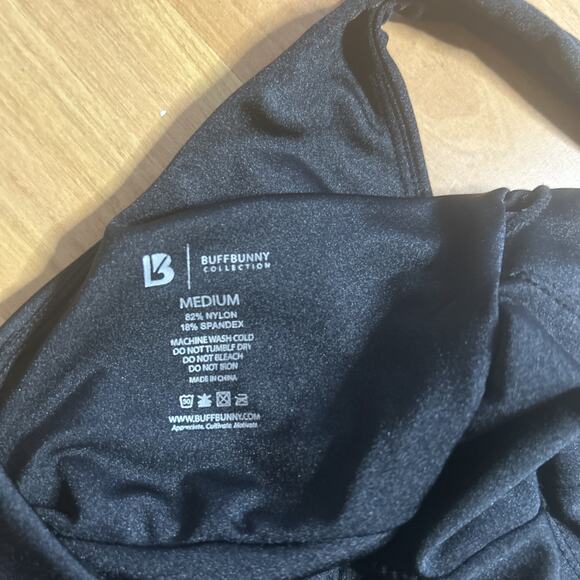 BuffBunny cheeky One Piece Swimsuit S Med Black EXC Cond - Picture 5 of 5